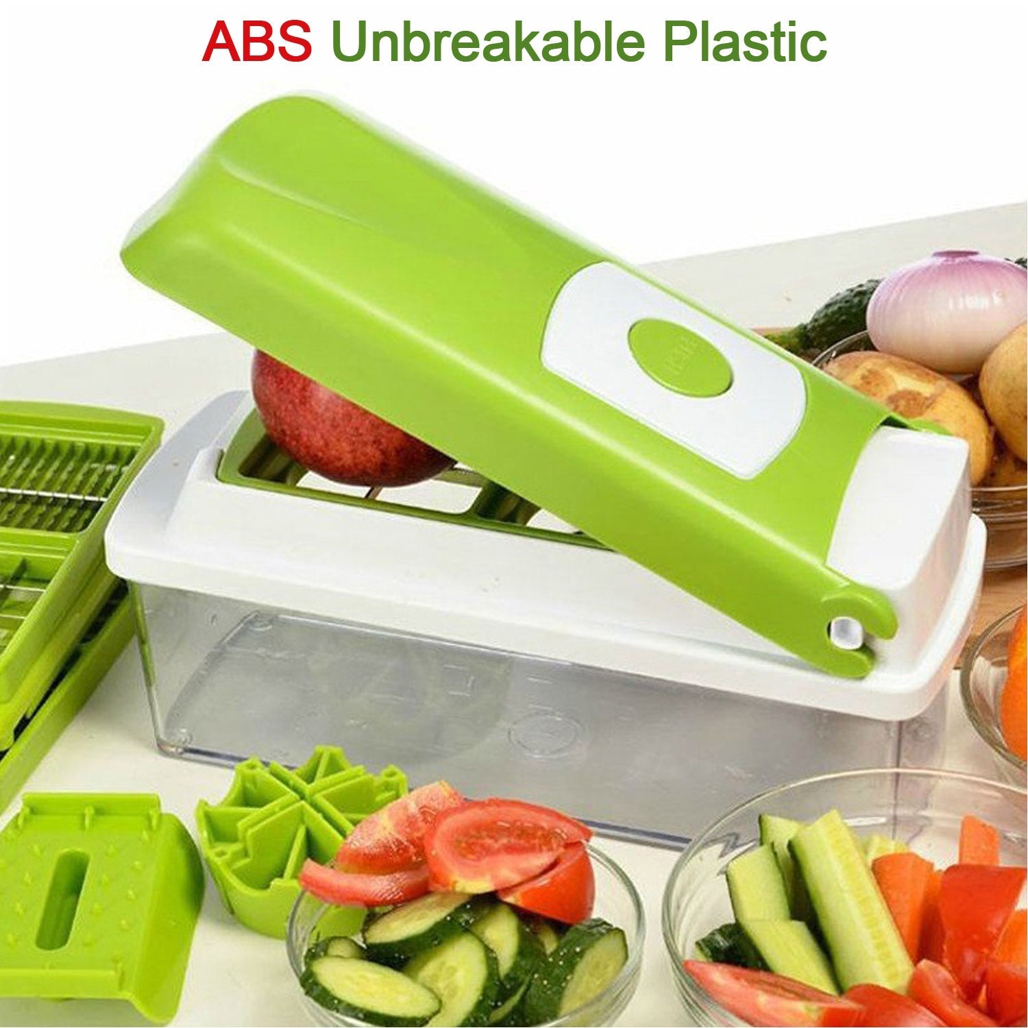 Manual 13-in-1 vegetable grater with different cutting surfaces Manual 13-in-1 vegetable grater with different cutting surfaces